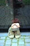A tribute to the Vietnam War Memorial